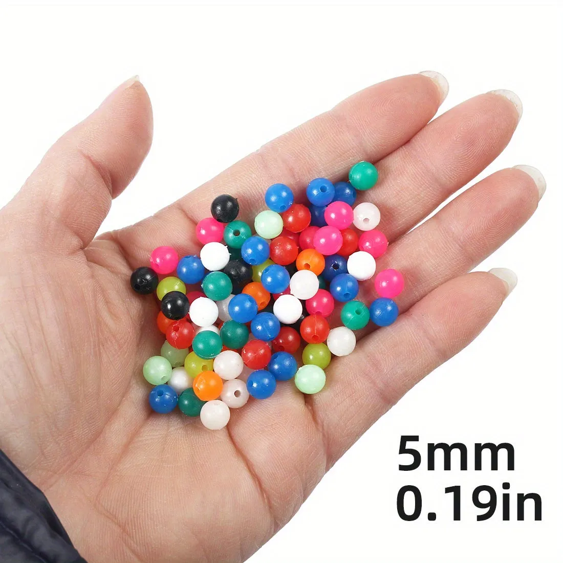 100 Luminous Beads for DIY Fishing Lures and More