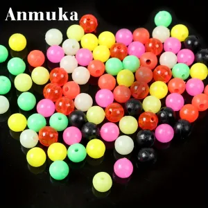 100 Luminous Beads for DIY Fishing Lures and More