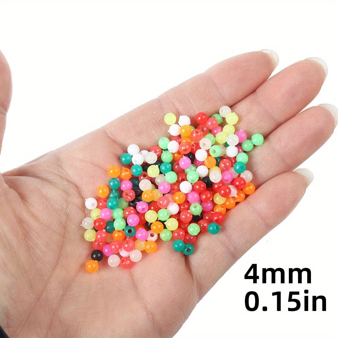 100 Luminous Beads for DIY Fishing Lures and More