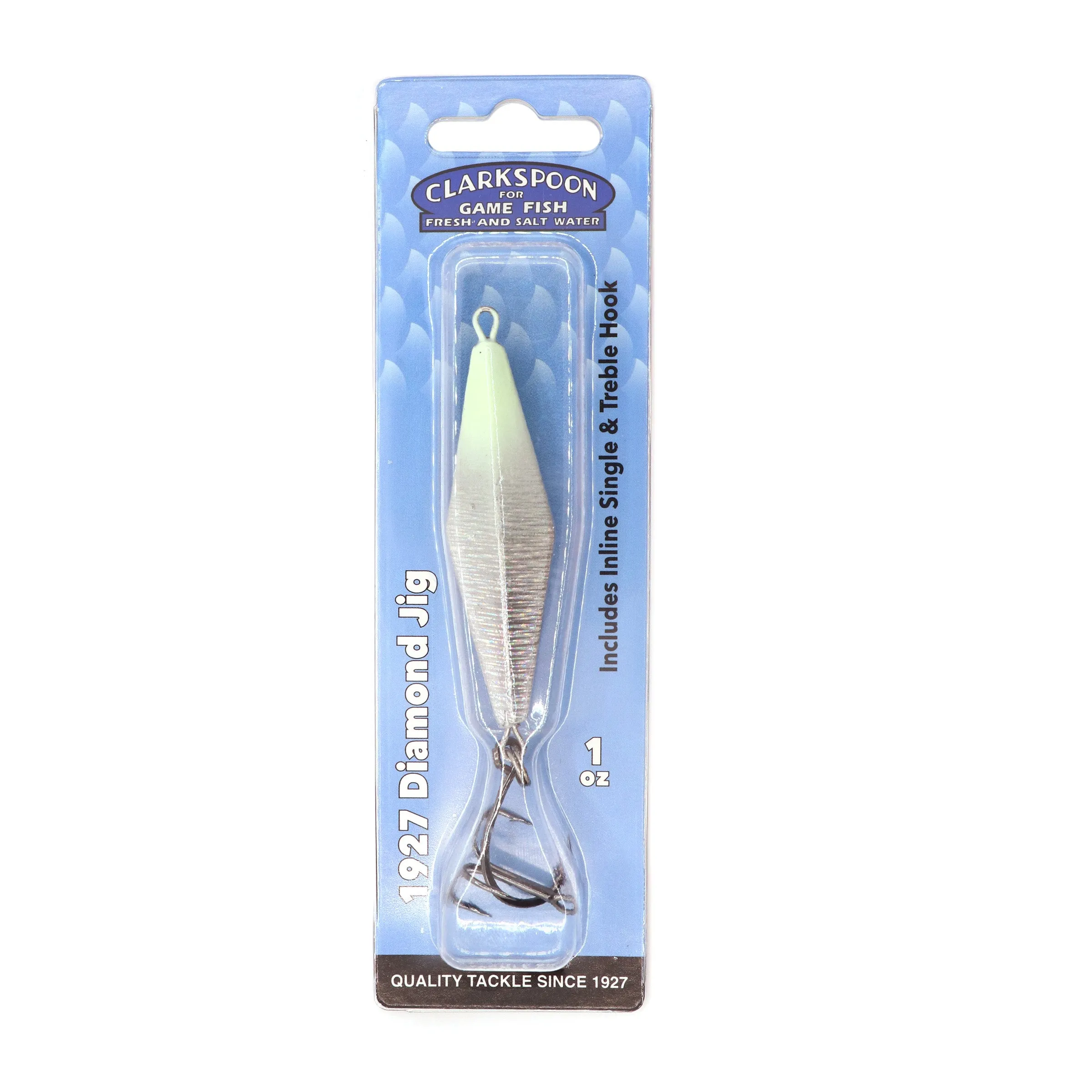 1927 Diamond Jig - Glow/Silver - Available in 4 Sizes