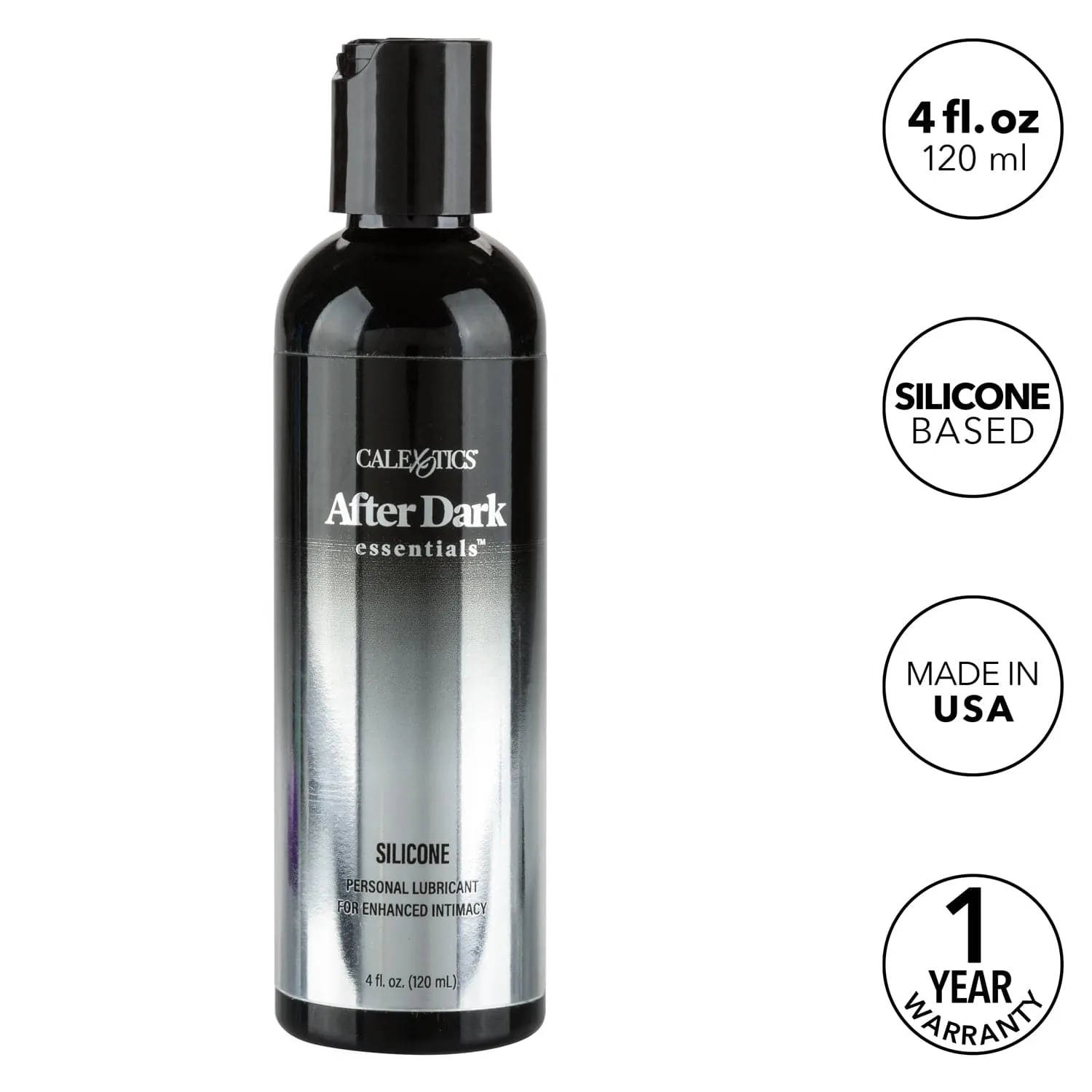 After Dark Essentials Silicone-Based Personal  Lubricant - 4fl. Oz.- 120ml