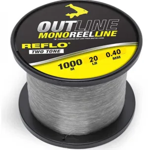 AVID Outline Reflo Two Tone Mono Reel Line 20LB 0.40mm 1000m Spool