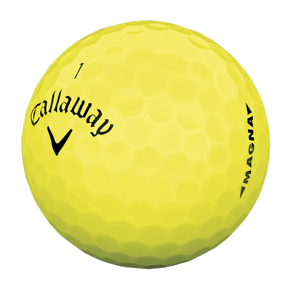 Callaway Supersoft Magna Yellow Golf Balls