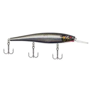 Cutter 110  Hard Bait - 4 3-8" Length, 4'-8' Swimming Depth, 3 Hooks, Black Silver, Per 1