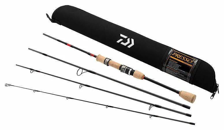 Daiwa Presso Ultralight 4-Piece Travel Spinning Rods