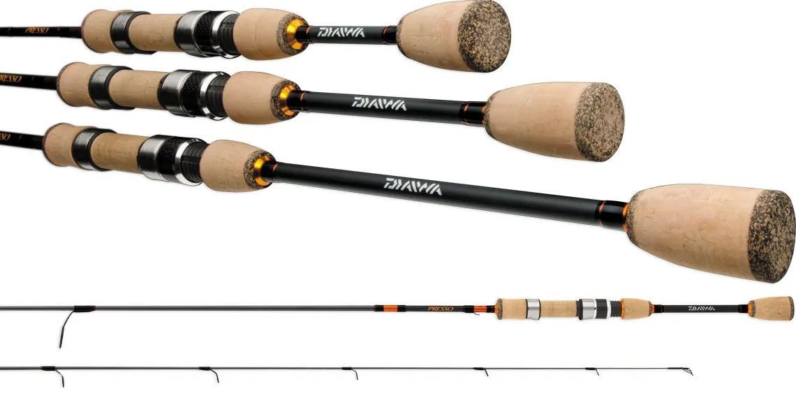 Daiwa Presso Ultralight 4-Piece Travel Spinning Rods