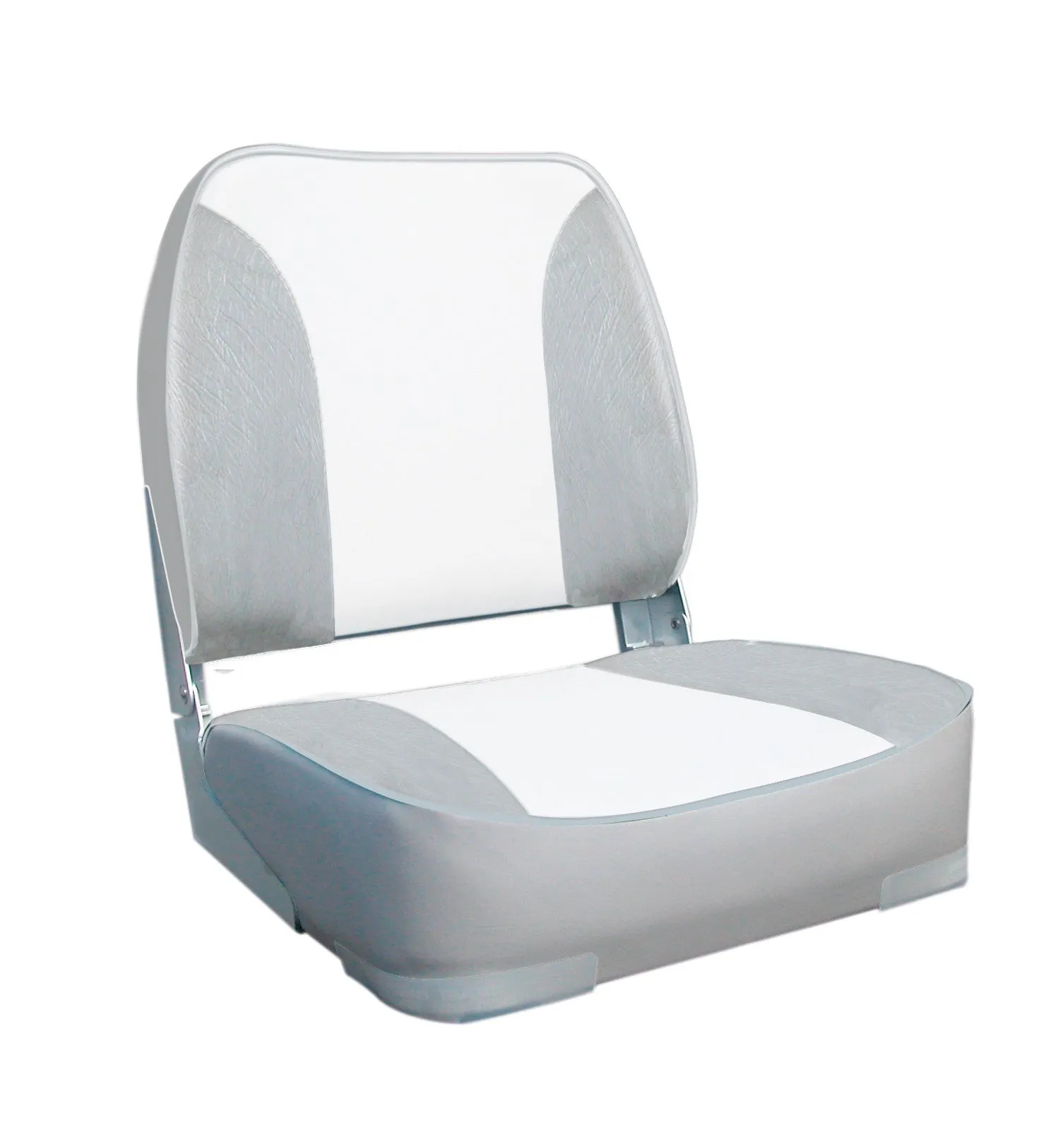 DELUXE FOLD DOWN SEAT UPHOLSTERED GREY/WHITE. OCEANSOUTH