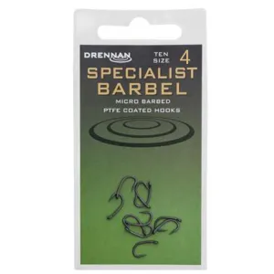 Drennan Specialist Barbel Hooks – Micro Barbed for Big Fish Success