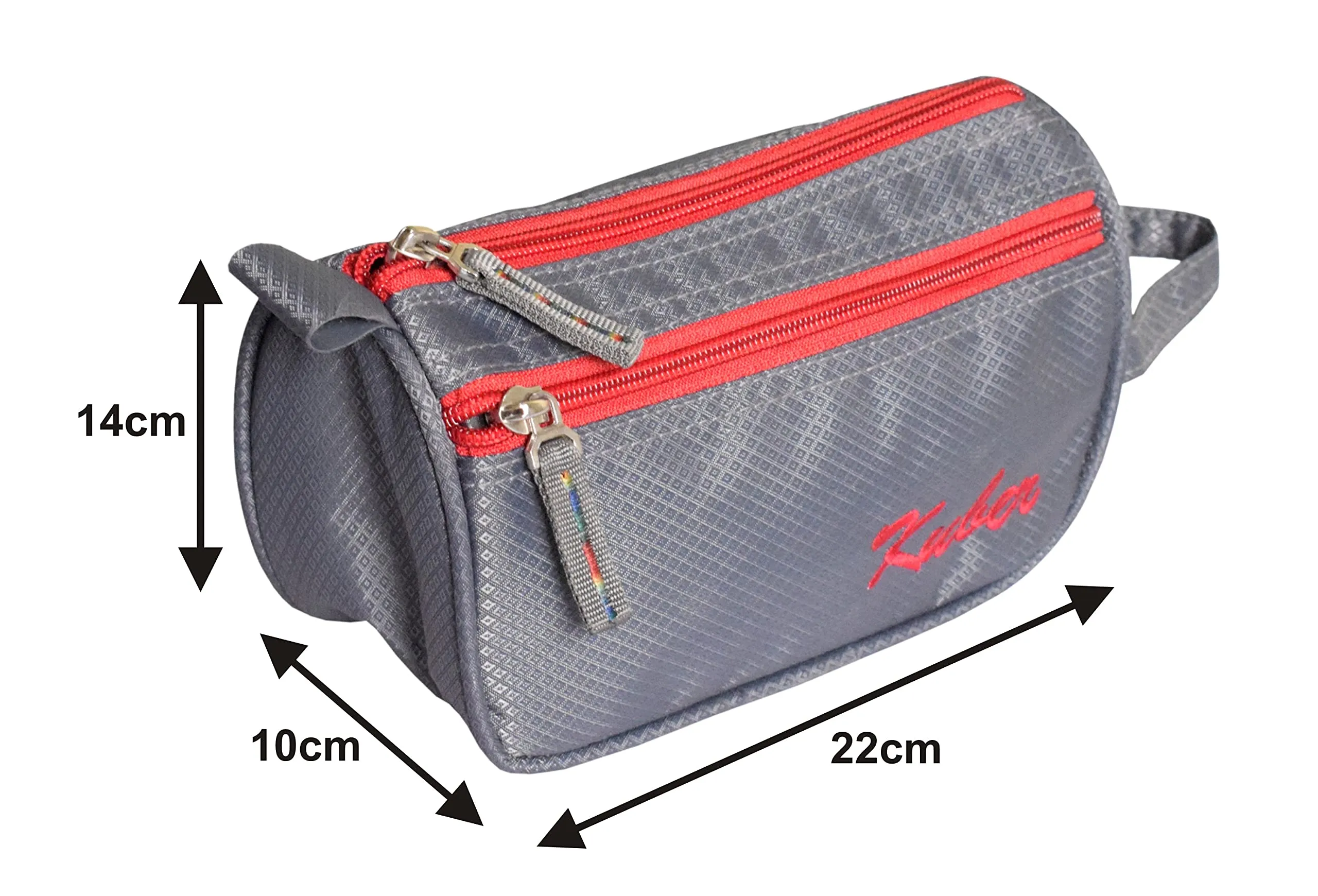 Heart Home Travel Toiletry Bag Shaving Dopp Kit (Grey)