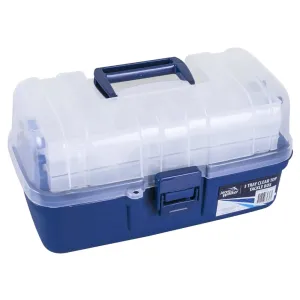 Jarvis Walker 3 Tray Clear Top Tackle Box