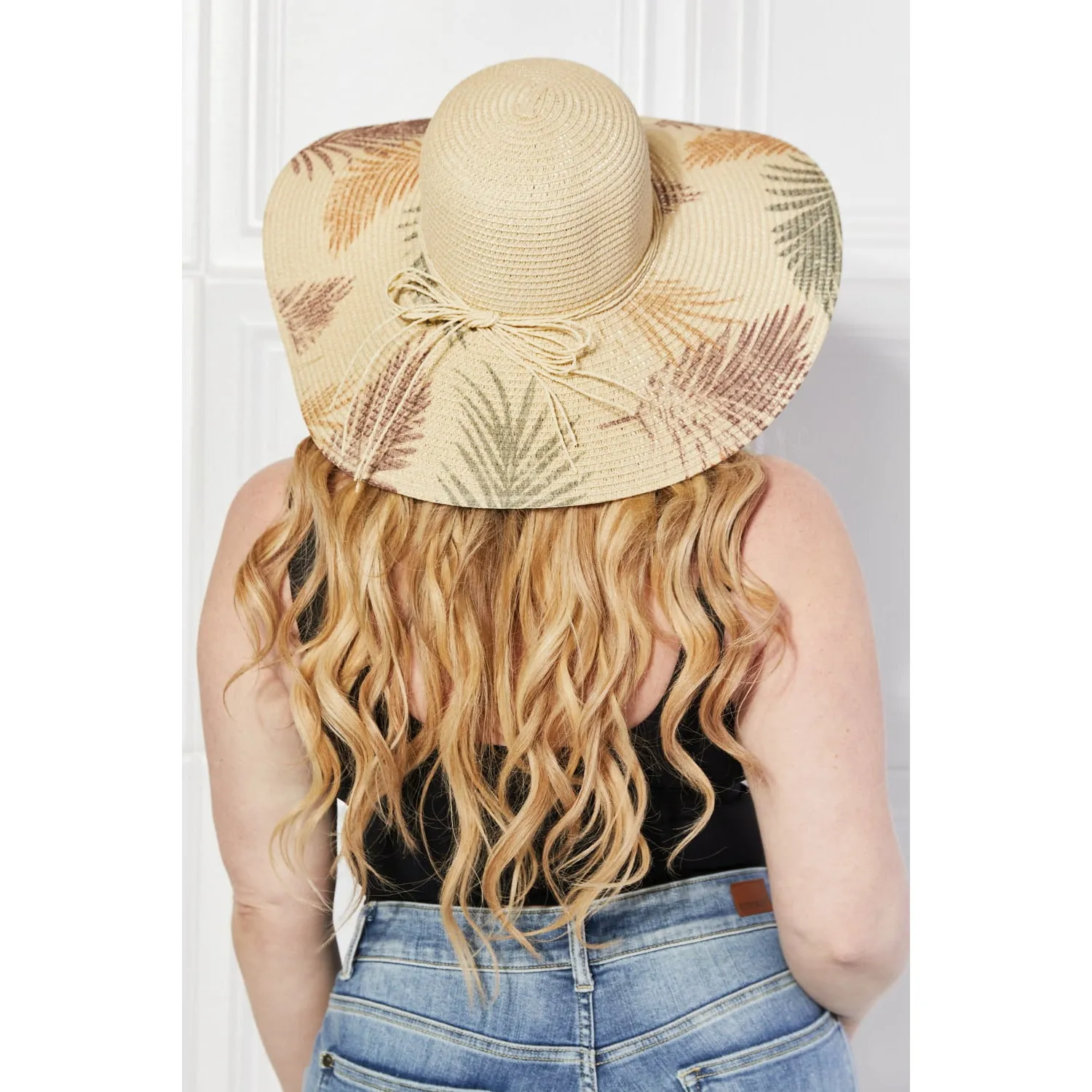 Justin Taylor Palm Leaf Straw Sun Hat