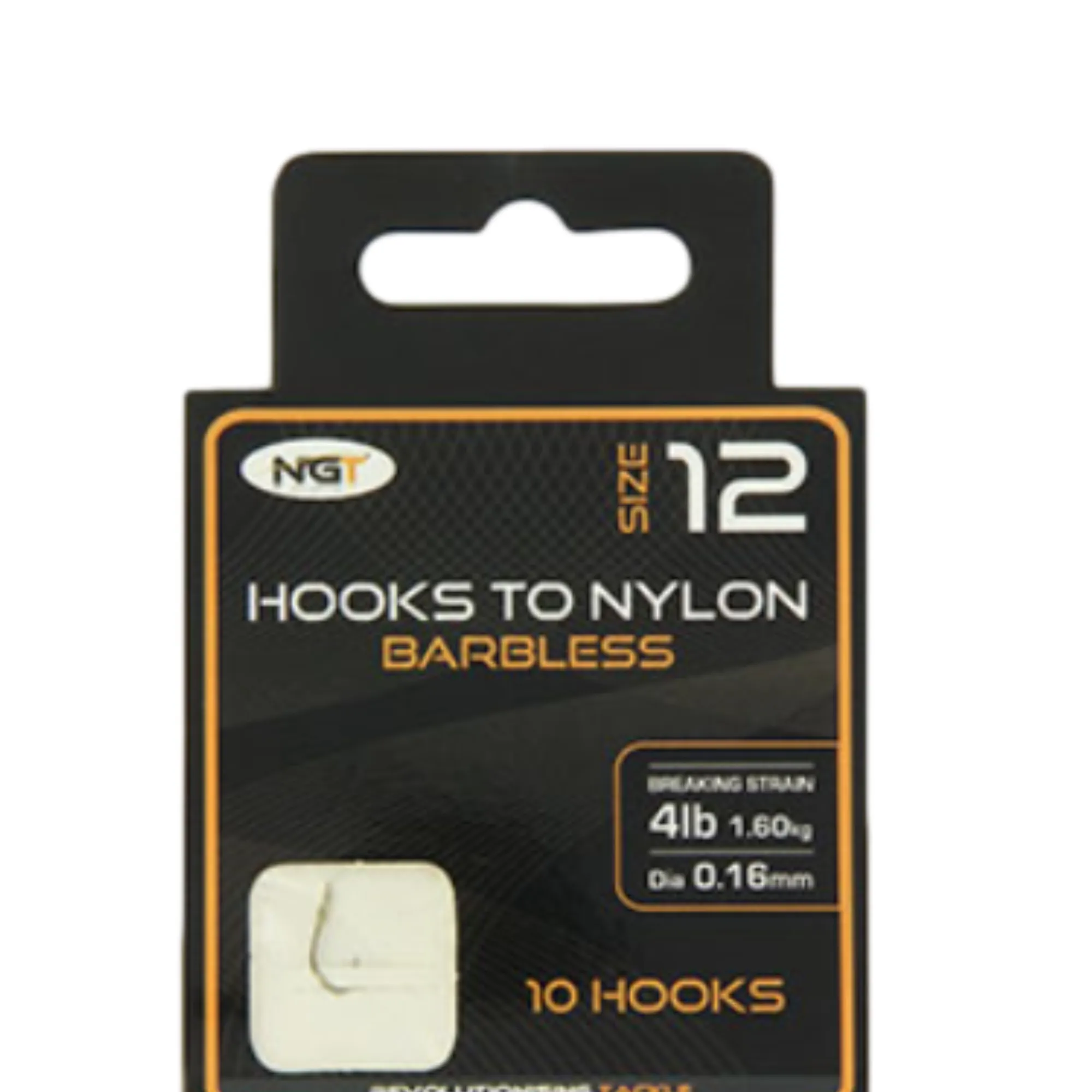 NGT Barbless Hooks to Nylon - Precision and Reliability for Every Catch