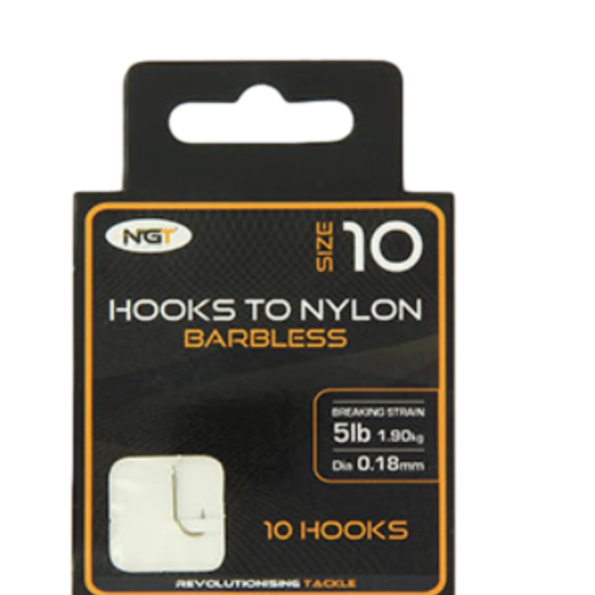 NGT Barbless Hooks to Nylon - Precision and Reliability for Every Catch