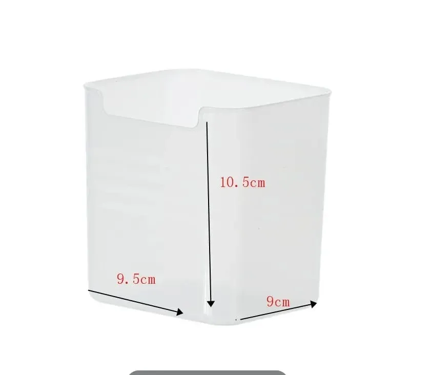 PACK OF 4 REFRIGERATOR FOOD STORAGE BOXES