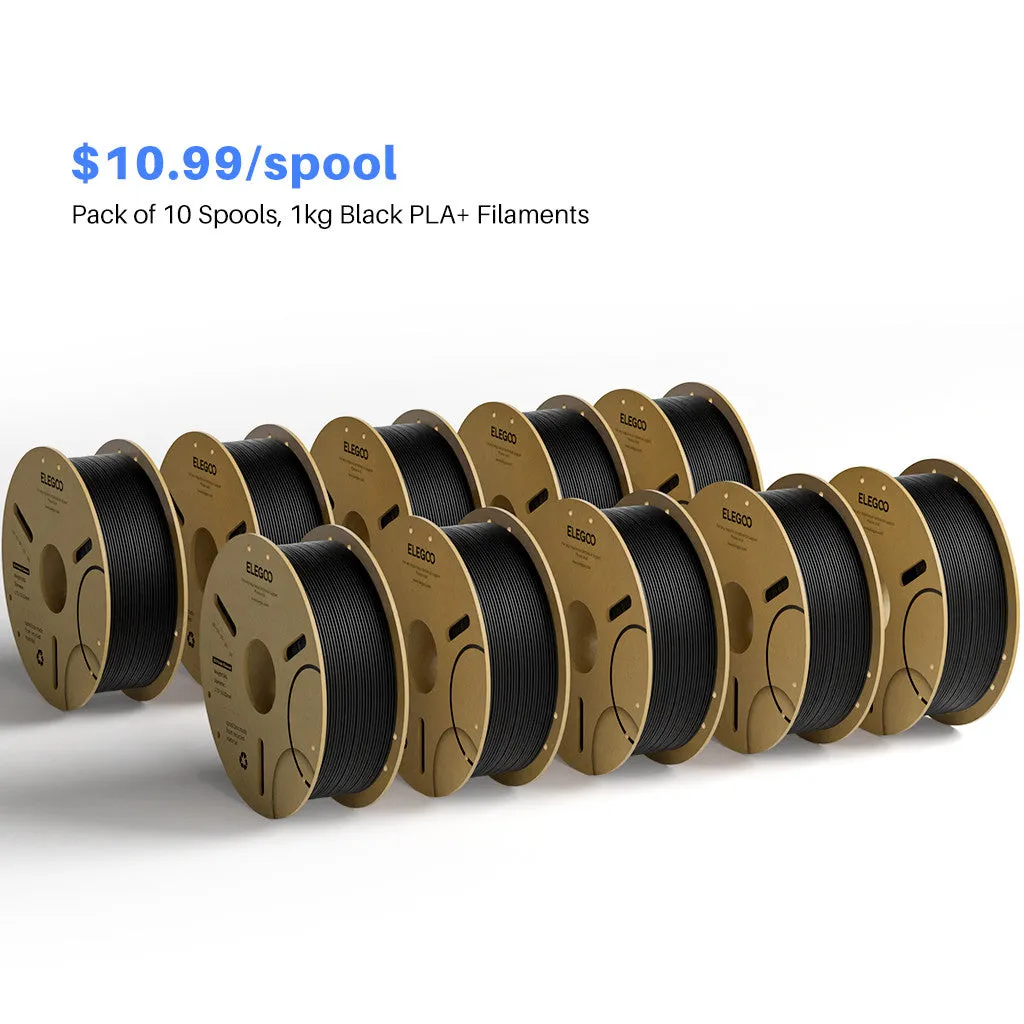 PLA Plus Filament 1.75mm Black 10KG