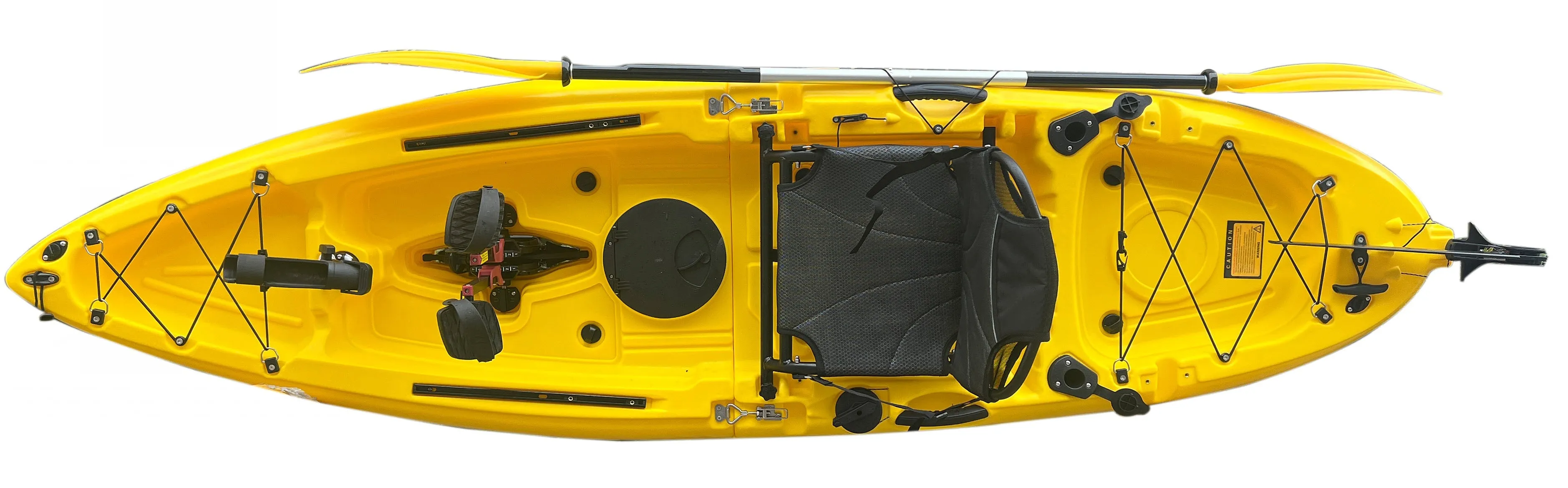 ReelYaks Raptor 9.5ft Modular Pedal Fishing Kayak