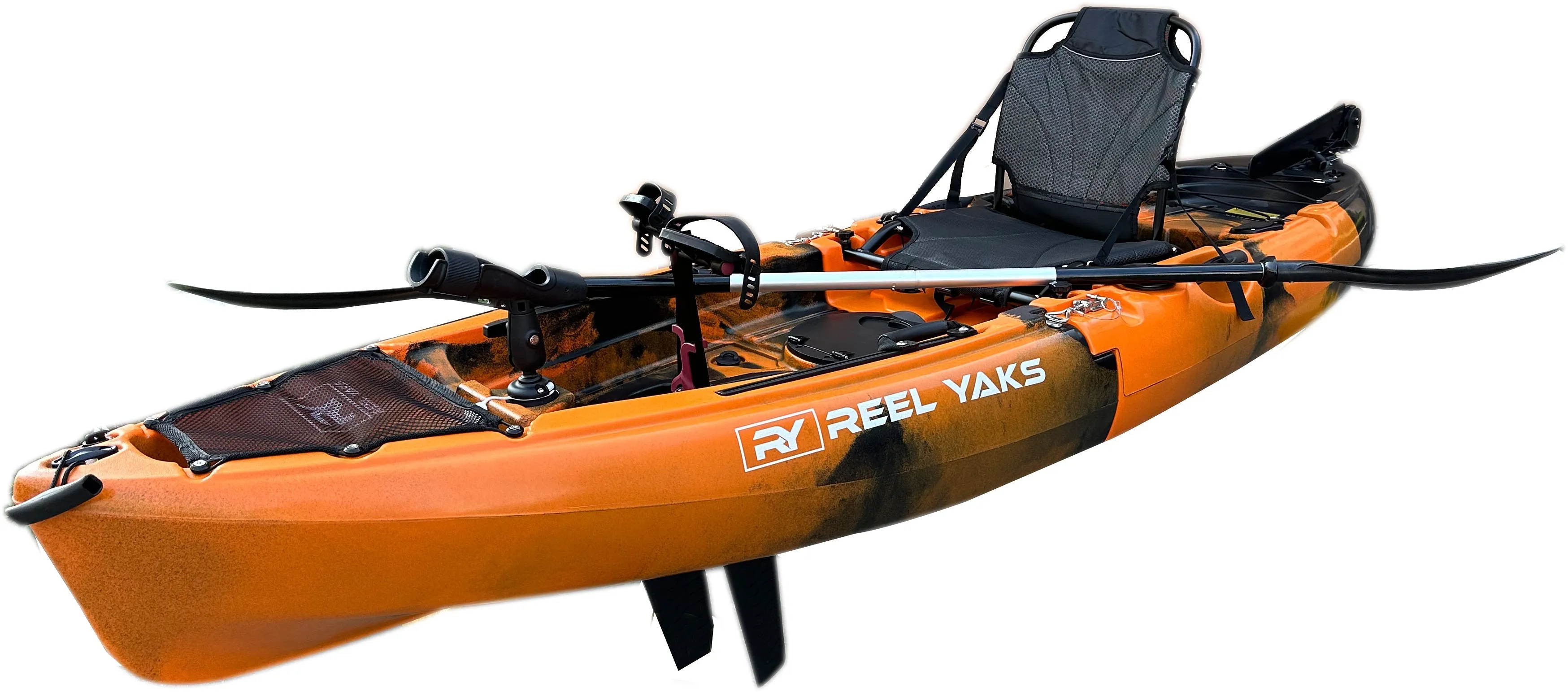 ReelYaks Raptor 9.5ft Modular Pedal Fishing Kayak