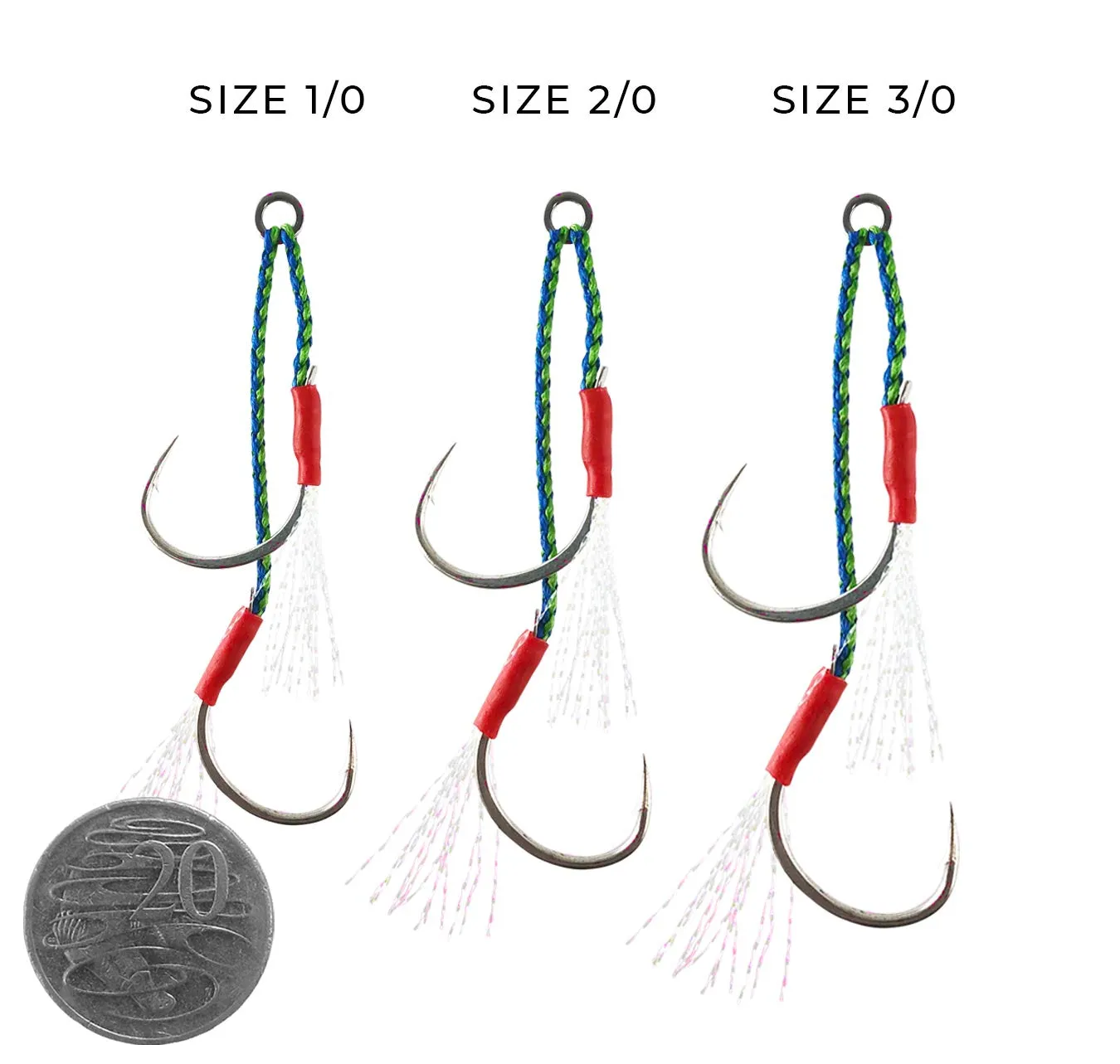 Shinto Pro Offset Doubles Assist Hooks