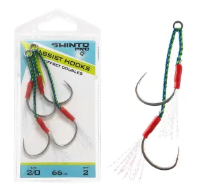 Shinto Pro Offset Doubles Assist Hooks