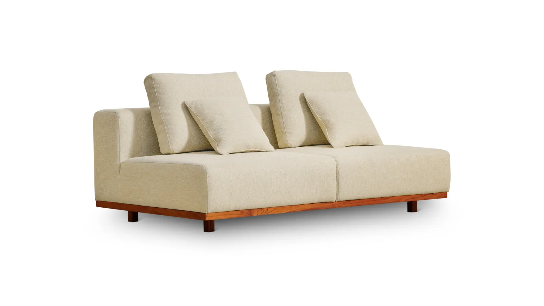 Sunny Days Outdoor Sofa, 2 Seater, Sandy