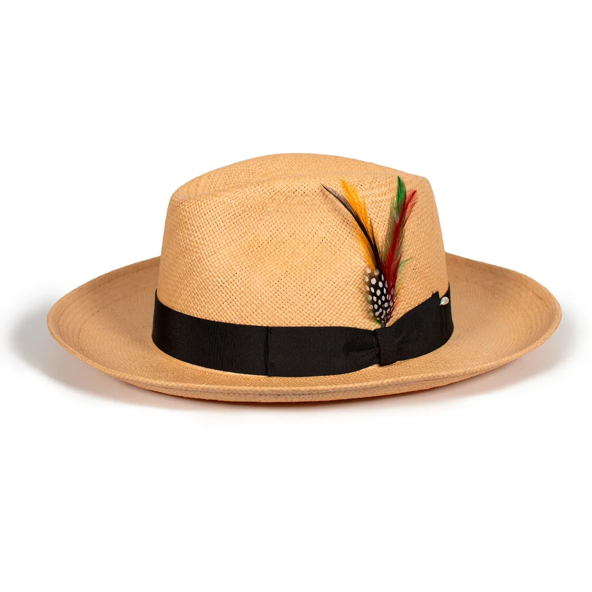 The Sophisticate Panama Straw Hat in Camel