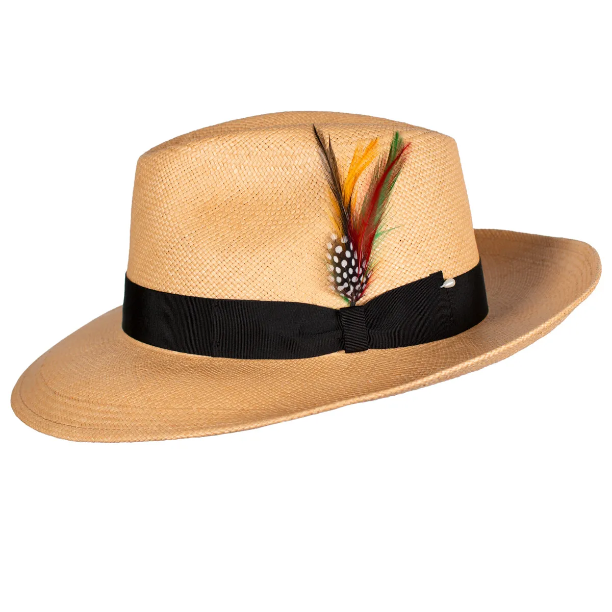 The Sophisticate Panama Straw Hat in Camel