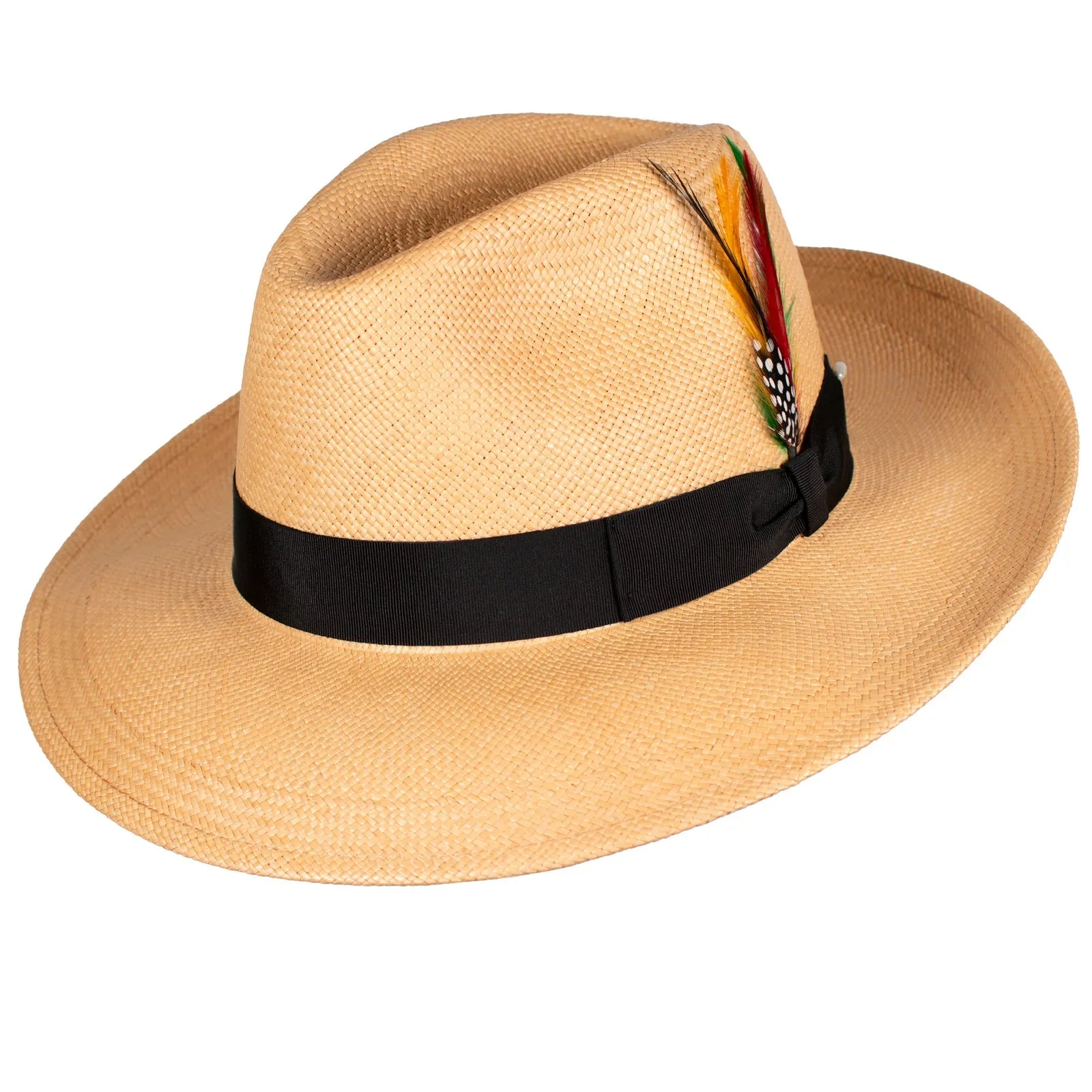 The Sophisticate Panama Straw Hat in Camel