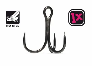 VMC - 7547B 1X Strong Inline Treble Hooks (Barbless)