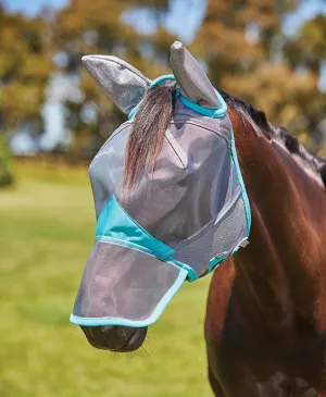 WeatherBeeta ComFITec Deluxe Fine Mesh Fly Mask with Ears & Nose