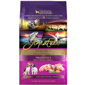 Zignature Dog Zssential Formula Small Bites 12.5lb